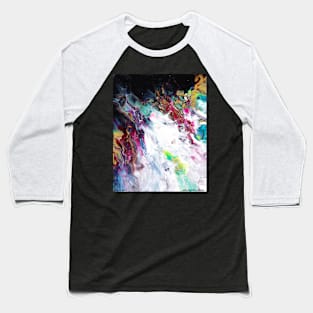 Colorful Abstract Oil Painting Artist Novelty Gift Baseball T-Shirt